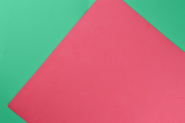 Green and red background with copy space.