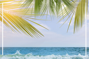 View of beautiful tropical resort