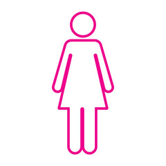 female sign icon vector