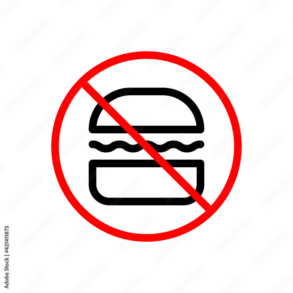 Canvas Prints restricted burger