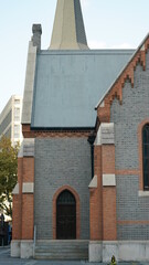 More than one hundred years old architectures and buildings located in Shanghai of the China