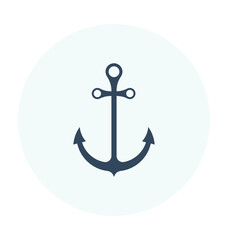 Anchor Colored Vector Icon