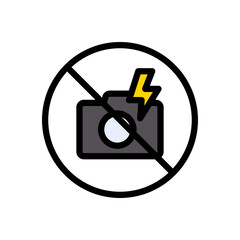 banned camera flash