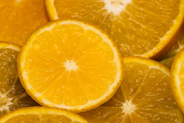 orange fruit in detail with black background, orange concept