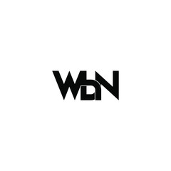 wbn letter original monogram logo design