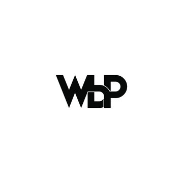 wbp letter original monogram logo design