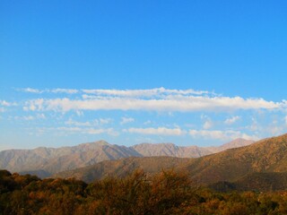 autumn landscape in the mountains