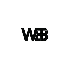 wbt letter original monogram logo design