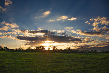 Sun Set in Olancho Honduras