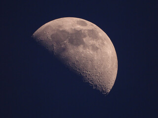 The half moon / moon background is an astronomical object orbiting the Earth and is the world's...