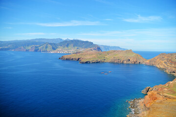 Fototapeta na wymiar Madeira levada Ponta de Sao Lourenco