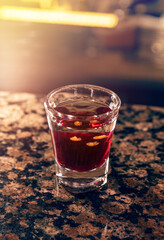 Two layered shot