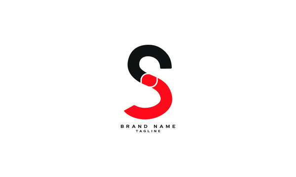 CSJ, SJ, Abstract initial monogram letter alphabet logo design