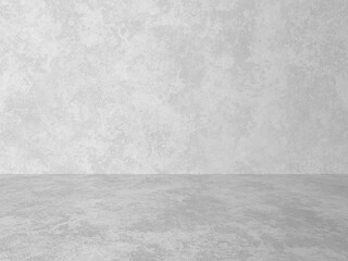 empty gray interior with concrete wall