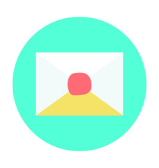 Envelope Colored Vector Icon