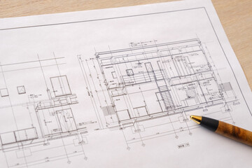 設計イメージ　建築図面　住宅　施設