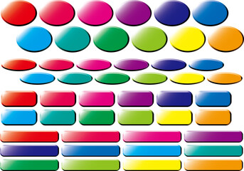 カラーフレームのイラスト素材集