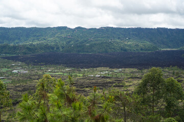 Fototapeta premium Mount Batur caldera in Kintamani