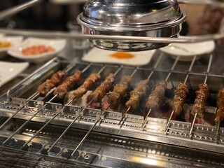 Asian food lamb skewers Double Cooked Pork Slices grilled lamb