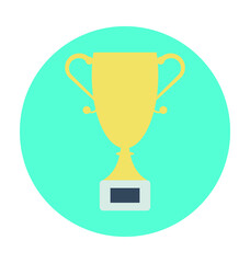 Trophy Colored Vector Icon