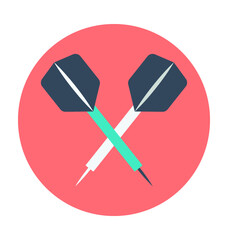 Dart Colored Vector Icon