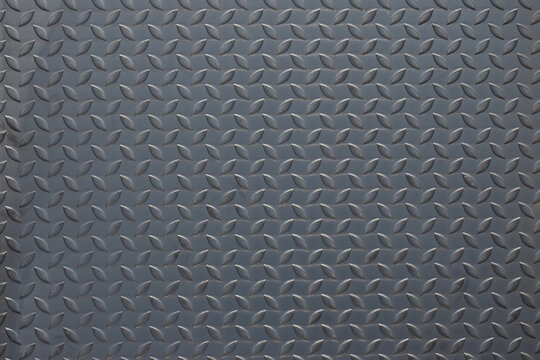Sheet Metal Gray Color On Background.