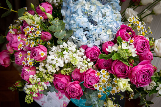 Bouquet of flowers in a vase
