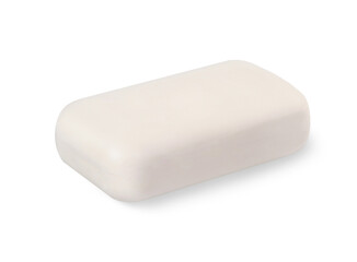 A bar of soap isolated on white background.