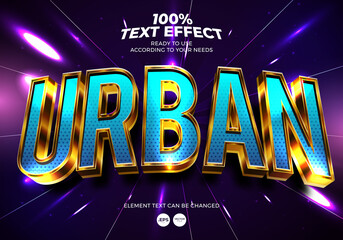 Urban Editable Text Effect