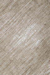 simple linen background: the reverse side of the primed canvas stretched over the frame, close, toning
