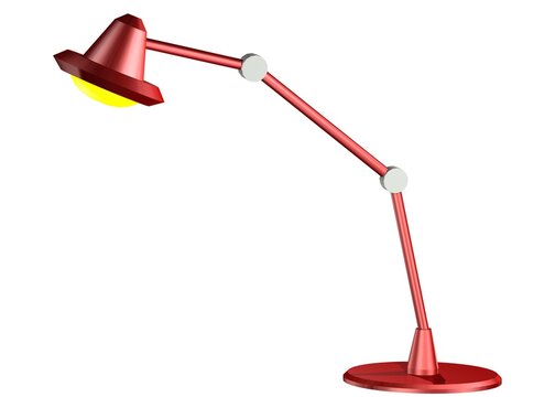 Red Desk Lamp