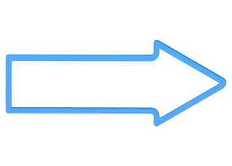 Obraz premium blue arrow icon