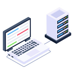 
Connected devices in isometric design 

