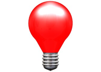 red light bulb