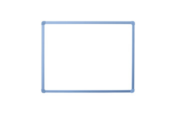 white magnetic board on white background