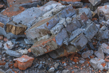 a brick falls from the roof onto the carriageway
