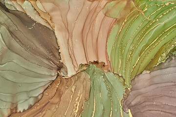 Alcohol ink art.Mixing liquid paints. Modern, abstract colorful background, wallpaper. Marble texture.Translucent colors