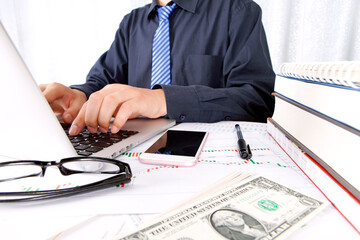 Business people at work