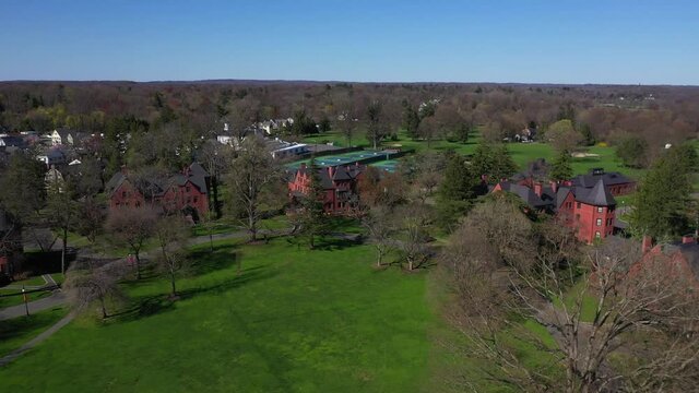 Aerial View of the Lawrenceville School Campus