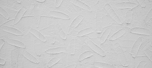 White geometric leaves 3d tiles texture Background banner panorama	