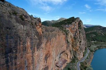 Paisaje de prepirineo en Catalunya.
