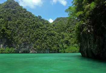 Natural landscape of Phi Phi island, one of the most popular famous island in Andaman sea- Krabi,...
