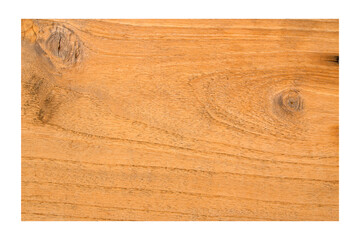 Wooden planks with natural wood grain on white background