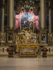 LVIV, UKRAINE - FEBRUARY 20, 2021: St. George's Cathedral, one of the most important churches in...