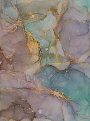 Alcohol ink art.Mixing liquid paints. Modern, abstract colorful background, wallpaper. Marble texture.Translucent colors