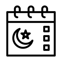 Ramadan calendar icon