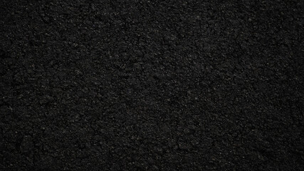 Surface grunge rough of asphalt, Seamless tarmac dark grey grainy road, Driveway texture background, Top view