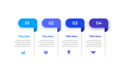 Abstract infographics number options template. Vector illustration. Can be used for workflow layout, diagram, business step options, banner and web design