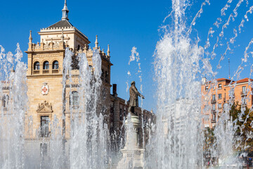 Zorrilla Square in Valladolid, Castile and Leon, Spain
