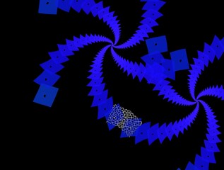 Imaginatory fractal background generated Image